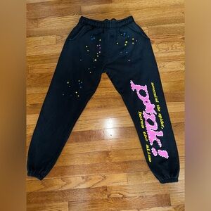 Sp5der Black Sweatpants